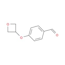 Aobchem&nbsp;4-(Oxetan-3-yloxy)benzaldehyde | ≥95% | CAS 1513366-04-5 | C10H10O3 | 500mg