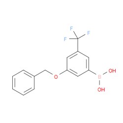 Aobchem&nbsp;3-Benzyloxy-5-trifluoromethylphenylboronic acid | ≥97% | CAS 1451393-42-2 | C14H12BF3O3 | 250mg