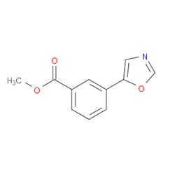 Aobchem&nbsp;Methyl 3-(5-oxazolyl)benzoate | ≥95% | CAS 850375-14-3 | C11H9NO3 | 1g