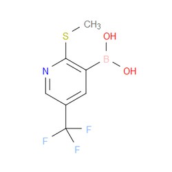 Aobchem&nbsp;2-Methylthio-5-trifluoromethylpyridine-3-boronic acid | ≥95% | CAS 1256346-08-3 | C7H7BF3NO2S | 1g