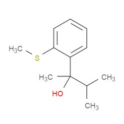 Aobchem&nbsp;-Methyl- -(1-methylethyl)-2-(methylthio)benzenemethanol | ≥95% | CAS 1379358-17-4 | C12H18OS | 1g