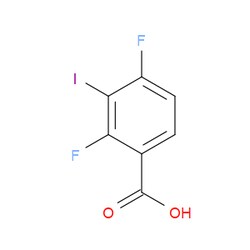 Aobchem&nbsp;Benzoic acid  2 4-difluoro-3-iodo- | ≥95% | CAS 173406-69-4 | C7H3F2IO2 | 250mg