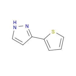 Aobchem&nbsp;3-(Thiophen-2-yl)-1H-pyrazole | ≥95% | CAS 19933-24-5 | C7H6N2S | 1g
