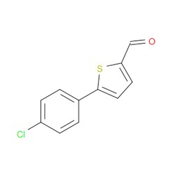 Aobchem&nbsp;5-(4-Chlorophenyl)thiophene-2-carbaldehyde | ≥95% | CAS 38401-71-7 | C11H7ClOS | 500mg