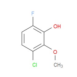 Aobchem&nbsp;3-Chloro-6-fluoro-2-methoxyphenol | ≥97% | CAS 1781486-66-5 | C7H6ClFO2 | 500mg