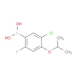 Aobchem&nbsp;5-Chloro-2-fluoro-4-isopropoxyphenylboronic acid | ≥97% | CAS 2121511-67-7 | C9H11BClFO3 | 250mg