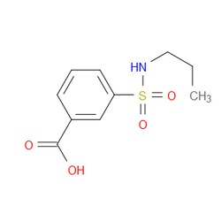 Aobchem&nbsp;3-[(Propylamino)sulfonyl]benzoic acid | ≥95% | CAS 7326-75-2 | C10H13NO4S | 1g