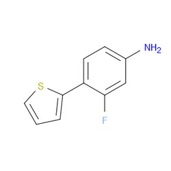 Aobchem&nbsp;3-Fluoro-4-(2-thienyl)benzenamine | ≥97% | CAS 1250004-13-7 | C10H8FNS | 500mg