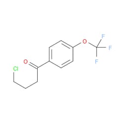 Aobchem&nbsp;4-Chloro-1-[4-(trifluoromethoxy)phenyl]-1-butanone | ≥95% | CAS 898761-60-9 | C11H10ClF3O2 | 500mg