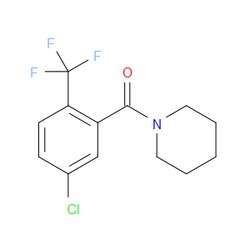 Aobchem&nbsp;(5-Chloro-2-(trifluoromethyl)phenyl)(piperidin-1-yl)methanone | ≥97% | CAS 2413441-09-3 | C13H13ClF3NO | 1g