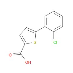 Aobchem&nbsp;5-(2-Chlorophenyl)thiophene-2-carboxylic acid | ≥97% | CAS 500604-91-1 | C11H7ClO2S | 250mg