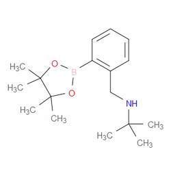 Aobchem&nbsp;2-Methyl-N-(2-(4 4 5 5-tetramethyl-1 3 2-dioxaborolan-2-yl)benzyl)propan-2-amine | ≥95% | CAS 2484920-07-0 | C17H28BNO2 | 1g