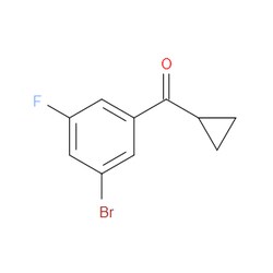 Aobchem&nbsp;(3-Bromo-5-fluorophenyl)cyclopropylmethanone | ≥95% | CAS 1520528-95-3 | C10H8BrFO | 5g
