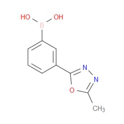 Aobchem&nbsp;3-(5-Methyl-1 3 4-oxadiazol-2-yl)phenylboronic acid | ≥97% | CAS 913836-04-1 | C9H9BN2O3 | 250mg