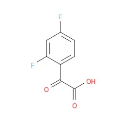 Aobchem&nbsp;2-(2 4-Difluorophenyl)-2-oxoacetic acid | ≥95% | CAS 79477-89-7 | C8H4F2O3 | 1g