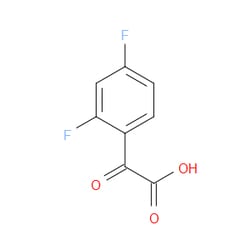 Aobchem&nbsp;2-(2 4-Difluorophenyl)-2-oxoacetic acid | ≥95% | CAS 79477-89-7 | C8H4F2O3 | 250mg