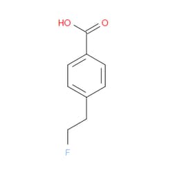Aobchem&nbsp;4-(2-Fluoroethyl)benzoic acid | ≥95% | CAS 819883-84-6 | C9H9FO2 | 250mg