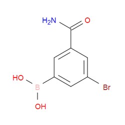 Aobchem&nbsp;3-Aminocarbonyl-5-bromophenylboronic acid | ≥97% | CAS 2121513-97-9 | C7H7BBrNO3 | 1g