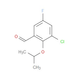 Aobchem&nbsp;3-Chloro-5-fluoro-2-(propan-2-yloxy)benzaldehyde | ≥97% | CAS 1782613-64-2 | C10H10ClFO2 | 250mg