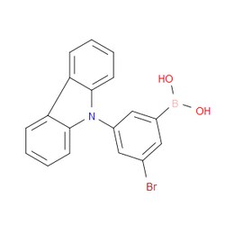 Aobchem&nbsp;3-Bromo-5-(9H-carbazol-9-yl)-phenylboronic acid | ≥95% | CAS 2084131-60-0 | C18H13BBrNO2 | 1g