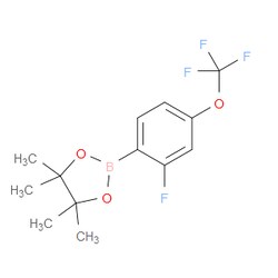 Aobchem&nbsp;2-[2-Fluoro-4-(trifluoromethoxy)phenyl]-4 4 5 5-tetramethyl-1 3 2-dioxaborolane | ≥95% | CAS 1073477-73-2 | C13H15BF4O3 | 1g