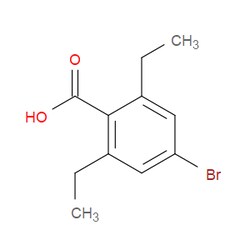 Aobchem&nbsp;4-Bromo-2 6-diethylbenzoic acid | ≥95% | CAS 1349716-04-6 | C11H13BrO2 | 500mg