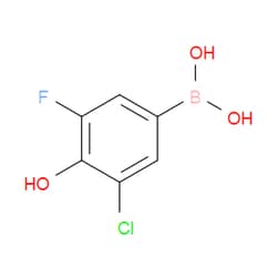 Aobchem&nbsp;3-Chloro-5-fluoro-4-hydroxyphenylboronic acid | ≥97% | CAS 1003298-72-3 | C6H5BClFO3 | 1g