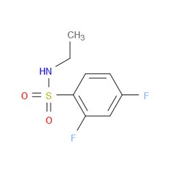 Aobchem&nbsp;N-ethyl-2 4-difluorobenzenesulfonamide | ≥95% | CAS 898074-79-8 | C8H9F2NO2S | 500mg