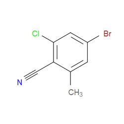 Aobchem&nbsp;4-Bromo-2-chloro-6-methylbenzonitrile | ≥95% | CAS 877149-06-9 | C8H5BrClN | 1g