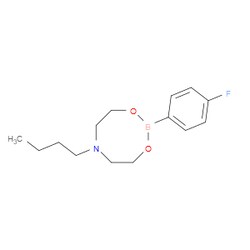 Aobchem&nbsp;4-Fluorophenylboronic acid N-butyldiethanolamine ester | ≥97% | CAS 1190988-96-5 | C14H21BFNO2 | 5g
