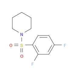 Aobchem&nbsp;1-((2 4-Difluorophenyl)sulfonyl)piperidine | ≥95% | CAS 725717-48-6 | C11H13F2NO2S | 1g