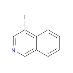 Aobchem&nbsp;4-Iodoisoquinoline | ≥97% | CAS 55270-33-2 | C9H6IN | 500mg