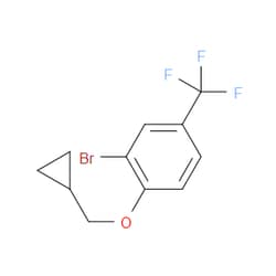 Aobchem&nbsp;2-Bromo-1-(cyclopropylmethoxy)-4-(trifluoromethyl)benzene | ≥95% | CAS 1268511-86-9 | C11H10BrF3O | 1g