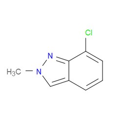 Aobchem&nbsp;7-Chloro-2-methyl-2H-indazole | ≥97% | CAS 1216469-16-7 | C8H7ClN2 | 1g