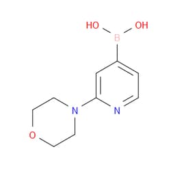 Aobchem&nbsp;(2-Morpholinopyridin-4-yl)boronic acid | ≥97% | CAS 952206-85-8 | C9H13BN2O3 | 1g