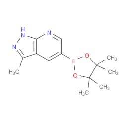 Aobchem&nbsp;3-Methyl-1H-pyrazolo[3 4-b]pyridine-5-boronic acid pinacol ester | ≥95% | CAS 1111637-76-3 | C13H18BN3O2 | 250mg