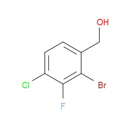 Aobchem&nbsp;(2-Bromo-4-chloro-3-fluorophenyl)methanol | ≥95% | CAS 1834596-59-6 | C7H5BrClFO | 250mg