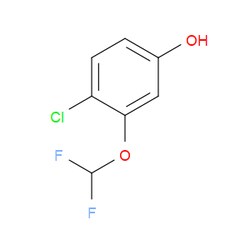 Aobchem&nbsp;4-Chloro-3-(difluoromethoxy)phenol | ≥95% | CAS 1261440-11-2 | C7H5ClF2O2 | 500mg