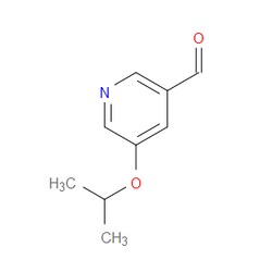 Aobchem&nbsp;5-Isopropoxypyridine-3-carboxaldehyde | ≥95% | CAS 852476-59-6 | C9H11NO2 | 1g