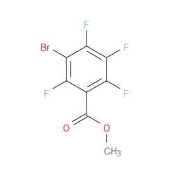 Aobchem&nbsp;Methyl 3-bromo-2 4 5 6-tetrafluorobenzoate | ≥95% | CAS 53001-69-7 | C8H3BrF4O2 | 250mg