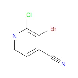 Aobchem&nbsp;3-Bromo-2-chloroisonicotinonitrile | ≥95% | CAS 1807017-23-7 | C6H2BrClN2 | 500mg
