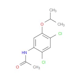 Aobchem&nbsp;N-(2 4-dichloro-5-isopropoxyphenyl)acetamide | ≥95% | CAS 65948-71-2 | C11H13Cl2NO2 | 1g