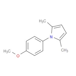 Aobchem&nbsp;1-(4-Methoxyphenyl)-2 5-dimethyl-1H-pyrrole | ≥95% | CAS 5044-27-9 | C13H15NO | 500mg