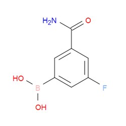 Aobchem&nbsp;3-(Aminocarbonyl)-5-fluorophenylboronic acid | ≥97% | CAS 871332-66-0 | C7H7BFNO3 | 1g