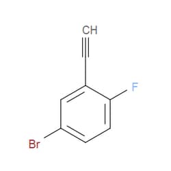 Aobchem&nbsp;4-Bromo-2-ethynyl-1-fluorobenzene | ≥95% | CAS 657427-46-8 | C8H4BrF | 500mg