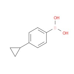 Aobchem&nbsp;4-Cyclopropylphenylboronic acid | ≥95% | CAS 302333-80-8 | C9H11BO2 | 1g
