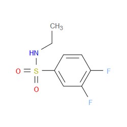 Aobchem&nbsp;N-ethyl-3 4-difluorobenzenesulfonamide | ≥95% | CAS 898074-71-0 | C8H9F2NO2S | 500mg