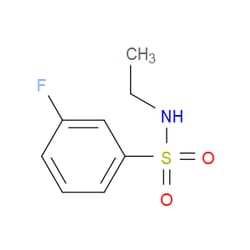 Aobchem&nbsp;N-ethyl-3-fluorobenzenesulfonamide | ≥95% | CAS 852860-28-7 | C8H10FNO2S | 500mg