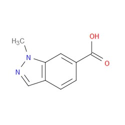 Aobchem&nbsp;1-Methyl-1H-indazole-6-carboxylic acid | ≥97% | CAS 1031417-77-2 | C9H8N2O2 | 500mg