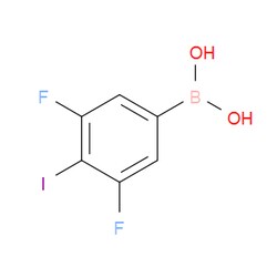 Aobchem&nbsp;3 5-Difluoro-4-iodophenylboronic acid | ≥97% | CAS 1257793-03-5 | C6H4BF2IO2 | 500mg